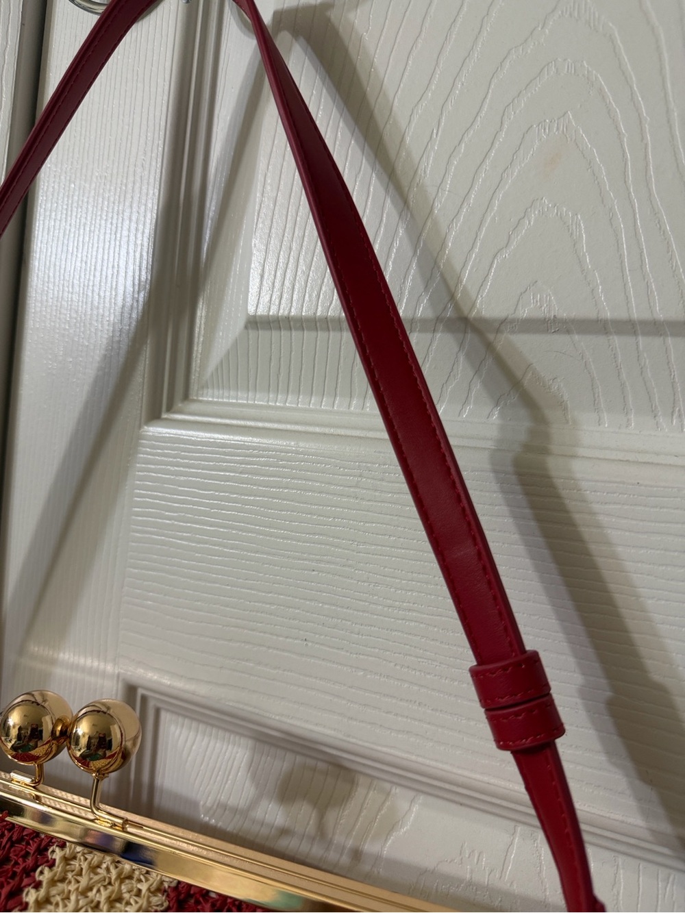 The Wolf Gang Red and Beige Shoulder Bag.NWT - Picture 5 of 14